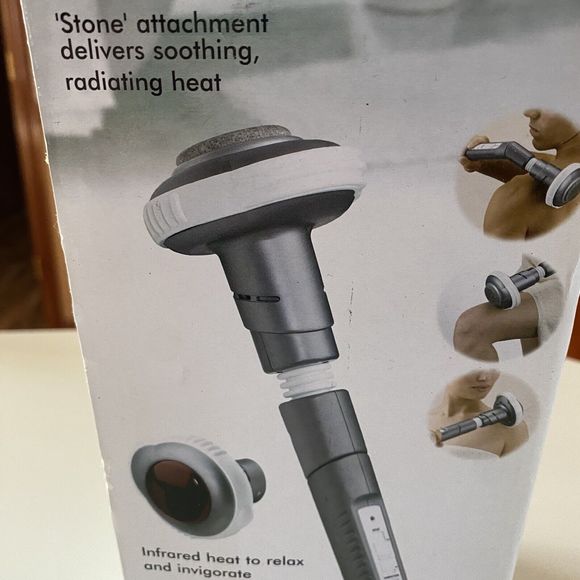Pollenex Triple therapy massager Infrared Heated stone 2 vibration speeds - Picture 9 of 11